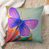 バタフアートライ クッション (ブランケット)