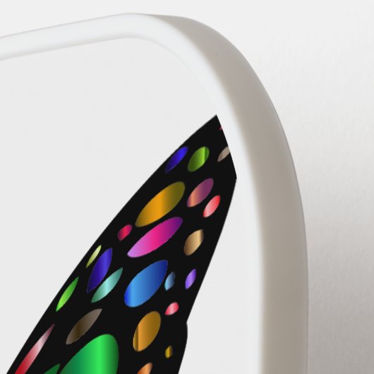 バタフエレガントィカラフルイニシャルUSA公式 ピックルボールラケット (左詳細)