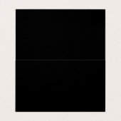 バタフエレガントィーグリッターオレンジブラック 名刺 (内部フラット)