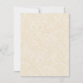 バタフエレガントィー結婚の婚約パーティインビタ 招待状 (裏面)