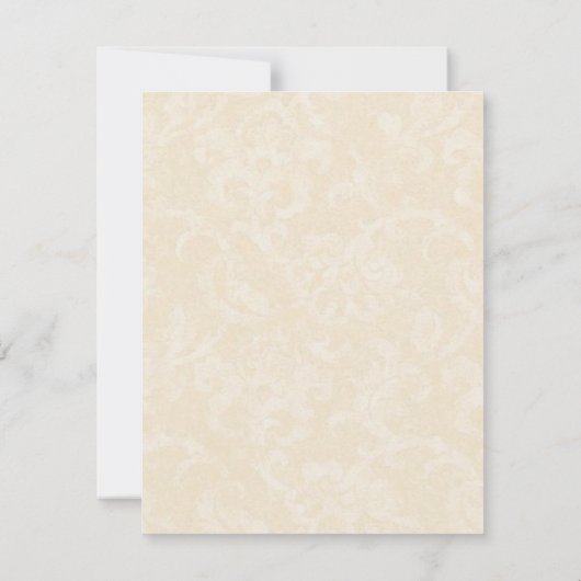 バタフエレガントィー結婚の婚約パーティインビタ 招待状 (裏面)