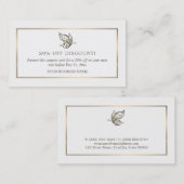 バタフエレガントィー、割引券 割引カード (正面/裏面)