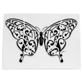 バタフエレガントィ抱き枕デザインバイエクシ ラージペーパーバッグ (正面)