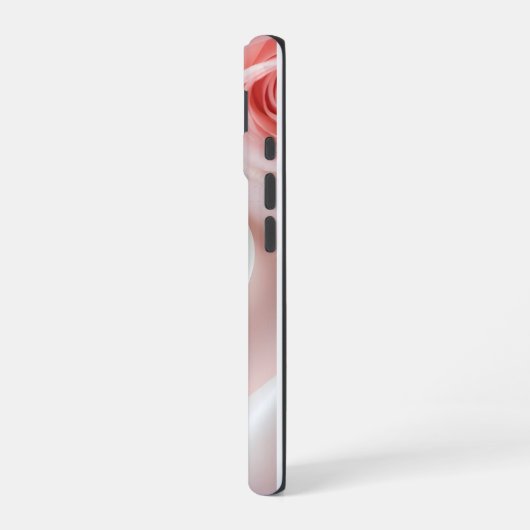 バタフエレガントハート可動ケース iPhone 16ケース (左側面)