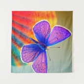 バタフカラフルライ タペストリー (正面(横))