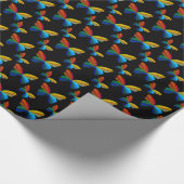 バタフカラフルラ包装紙 ラッピングペーパー (角)