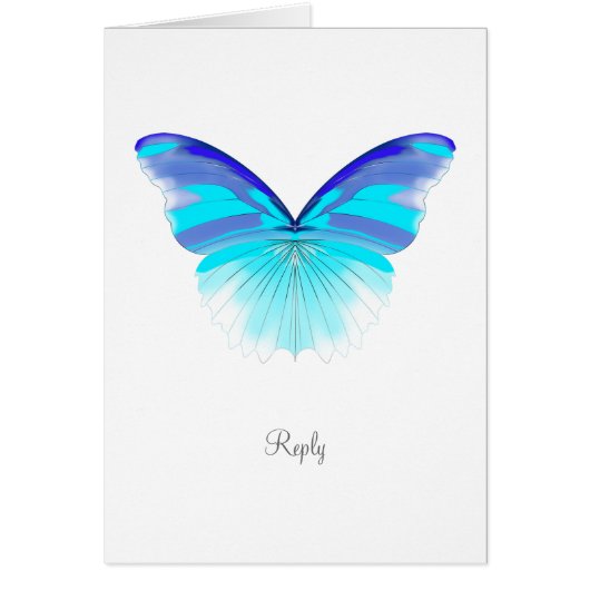 バタフクールラ – 返信カード (正面)