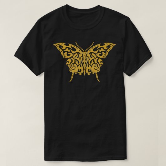 バタフグランジェイコア美服Y2K Tシャツ (デザイン正面)