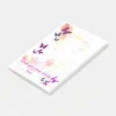 バタフパーソナライズされたィッフェミニングのポスト ポストイット (アングル)