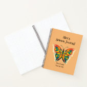 バタフパーソナライズされたィーカラフル・ジャーナル ノートブック (内部)