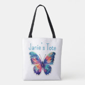 バタフパーソナライズされたト トートバッグ (裏面)