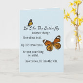 バタフパーソナライズされたライカードのようである カード (黄色い花)