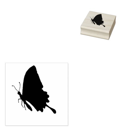 バタフファンシーラアートスタンプ ラバースタンプ (押印)