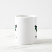 バタフミニマルロのロエレガントゴ美しいサロン コーヒーマグカップ (中央)