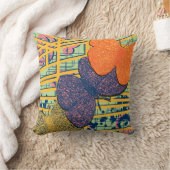 バタフモダンィーカラフル抽象デザイン クッション (ブランケット)