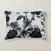バタフモダンフローラノワール アクセントクッション (正面)