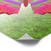 バタフユニークローキャンバス印刷 ポスター (角)