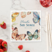 バタフライお洒落ガーデン童話 スタンダードランチョンナプキン (インサイチュ)