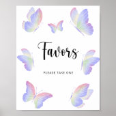 バタフライが途中にある\引き立て ポスター (正面)