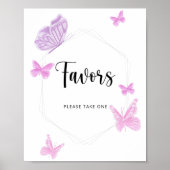 バタフライが途中にある\引き立て ポスター (正面)