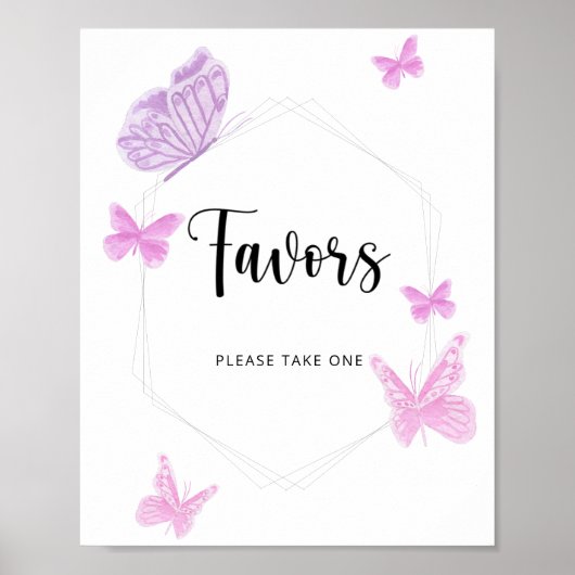 バタフライが途中にある\引き立て ポスター (正面)