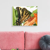 バタフライで包まれたキャンバス キャンバスプリント (インサイチュ (リビング))