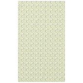 バタフライとストライプズグリーンホームデコールテーブルクロス テーブルクロス (正面)