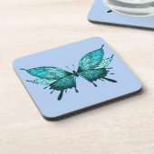 バタフライとティール(緑がかった色)とライトブルー コースター (左側)