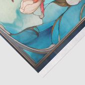 バタフライと花模様ズデコページティッシュペーパー 薄葉紙 (詳細)