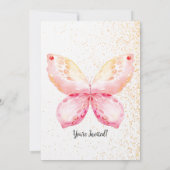 バタフライの招待状 招待状 (裏面)