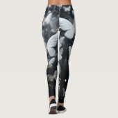 バタフライはっきりしたプリントレギンス レギンス (裏面)