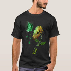 バタフライひまわり歌舞伎症候群認識度 Tシャツ