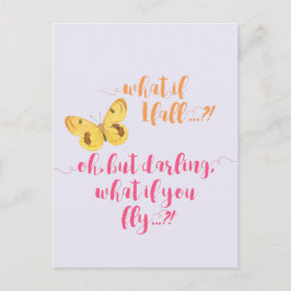 バタフライもし何秋? – はがき感動的 ポストカード