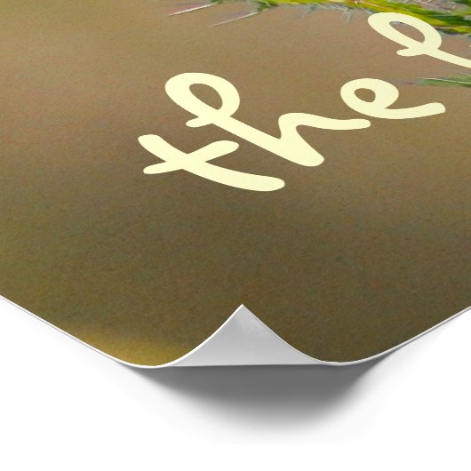 バタフライやる気を起こさせる感動的フォトポスター ポスター (角)