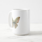 バタフライアウトライクラシックンのマグカップ – 15 oz コーヒーマグカップ (正面左)