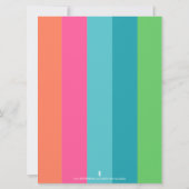 バタフライアダルトカラーリングカードアートセラピー 招待状 (裏面)