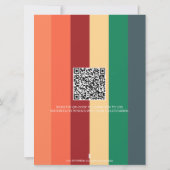 バタフライアダルトカラーリングカード&カラーコンビネーション 招待状 (裏面)