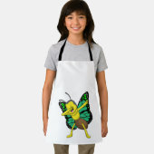 バタフライアットヒップホップダンスダブ エプロン (インサイチュ)