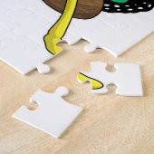 バタフライアットヒップホップダンスダブ ジグソーパズル (側面)