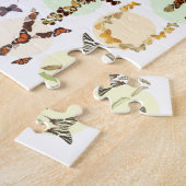 バタフライアルファベットパズル – キッズネームパズル ジグソーパズル (側面)