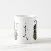 バタフライアンドキツネマグカップ コーヒーマグカップ (中央)