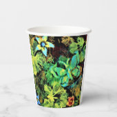 バタフライアンドフラワーロディリアス紙カップ 紙コップ (裏面)