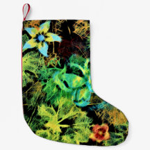バタフライアンドフラワーロディリウスクリスマスストッキング