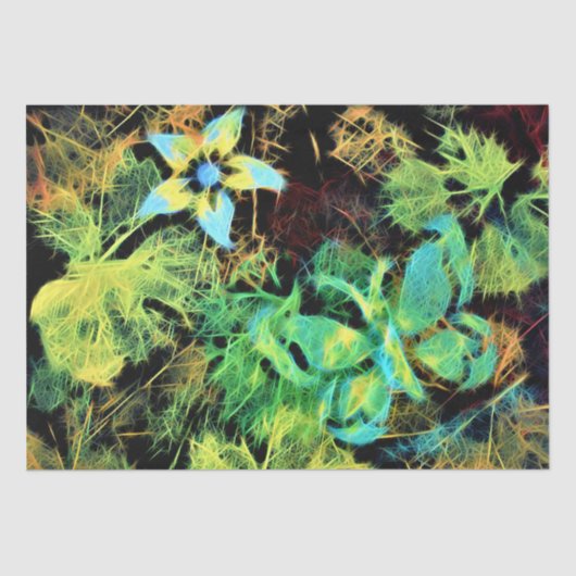 バタフライアンドフラワーロディリウスティッシュペーパー 薄葉紙 (正面)