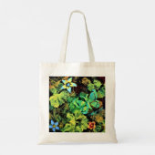 バタフライアンドフラワーロディリウス予算トートバッグ トートバッグ (裏面)