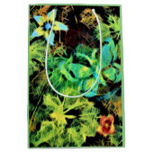 バタフライアンドフラワーロディリウス抱き枕 ミディアムペーパーバッグ (正面)