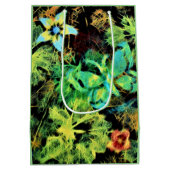 バタフライアンドフラワーロディリウス抱き枕 ミディアムペーパーバッグ (裏面)