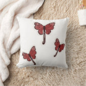 バタフライアンブレラフュージョン装飾用クッション クッション (ブランケット)