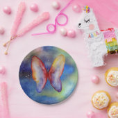 バタフライアーカスタムト紙プレート7イン ペーパープレート (パーティー)