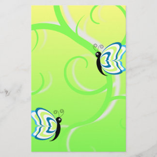 バタフライアートスクラップブック作り紙 便箋